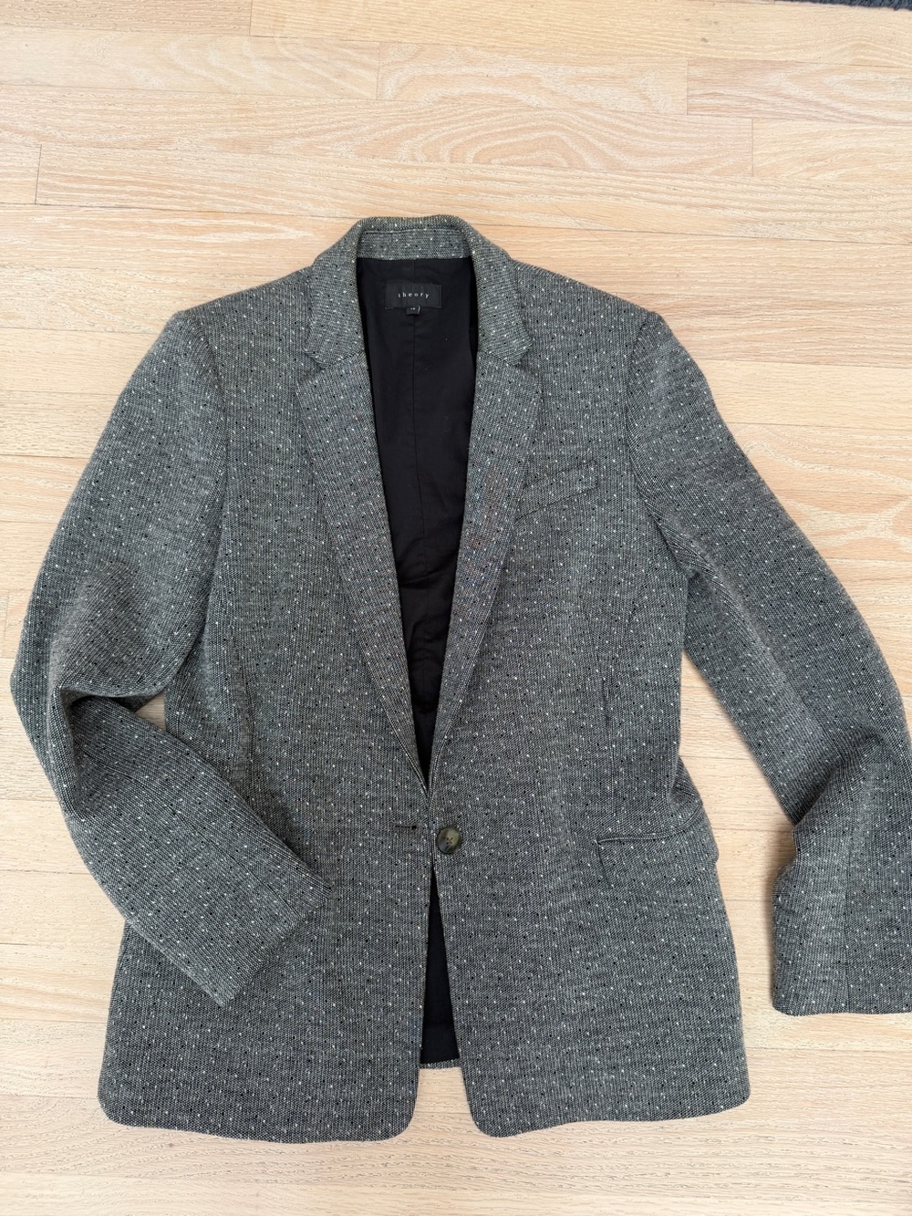 Theory Men's Gray Tweed Sport Coat